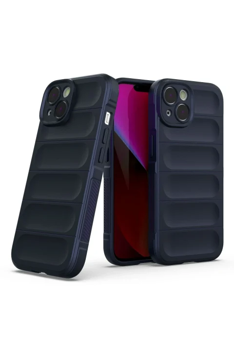 uryport Apple iPhone 13 Kılıf Optimum Silikon - Lacivert