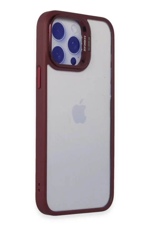 Joko Apple iPhone 13 Pro Max Kılıf Roblox Lens Standlı Kapak - Bordo