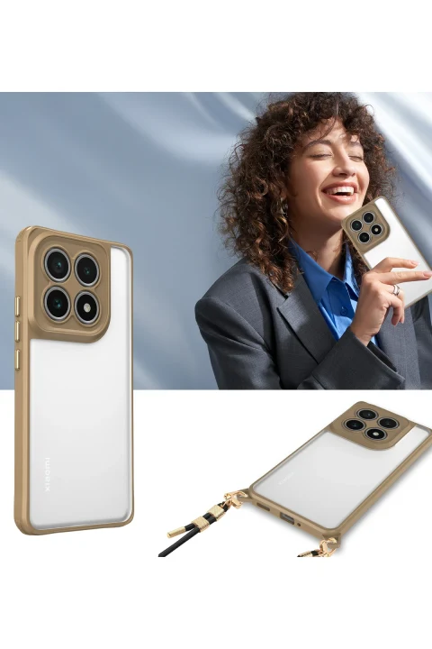 uryport Xiaomi Mi 14T Pro Kılıf Penta Silikon Kılıf - Titan Gri