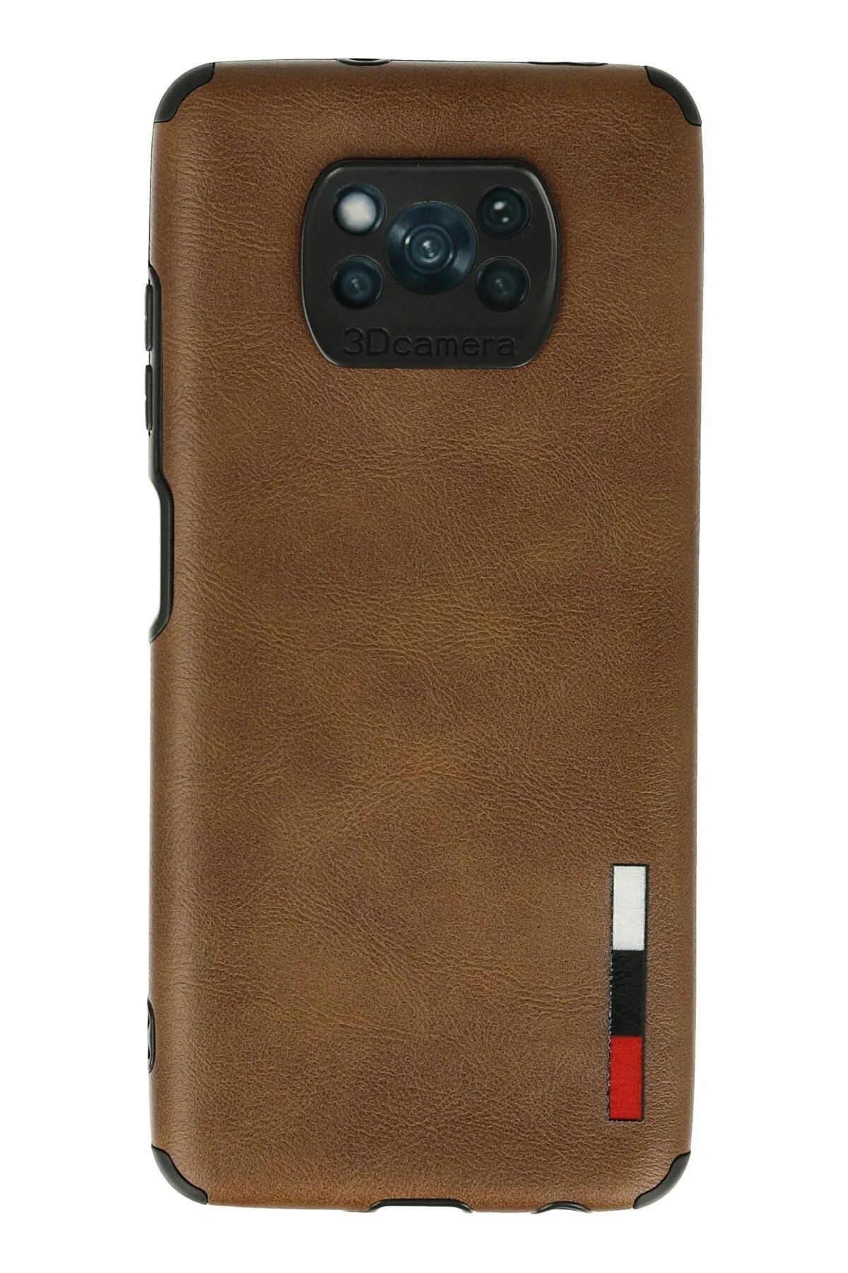 uryport Xiaomi Pocophone X3 Kılıf Loop Deri Silikon - Kahverengi