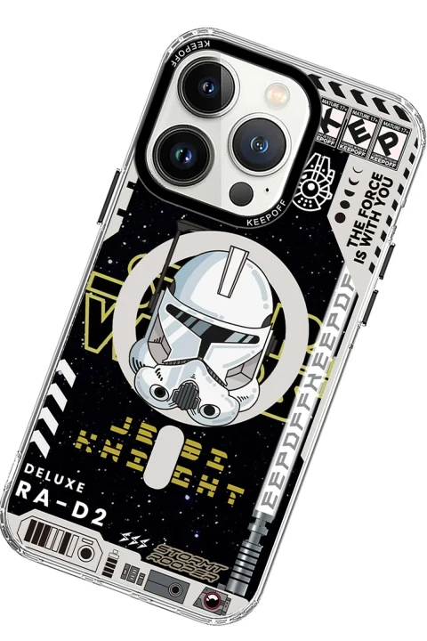 Keep Off Apple iPhone 15 Pro DNA Magsafe Kapak - Jedi Knight
