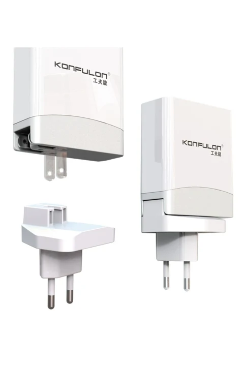 Konfulon C56Q 2 USB Type-C 3.0 Quick PD 30W Seyahat Şarj Cihazı