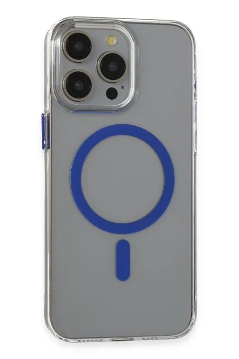 Joko Apple iPhone 15 Pro Bubble Magsafe Kapak - Lacivert