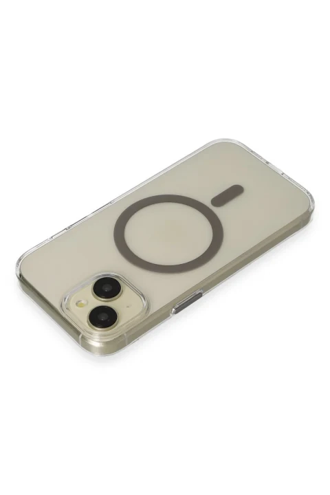 Joko Apple iPhone 15 Bubble Magsafe Kapak - Titan Gri