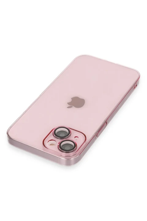 uryport Apple iPhone 13 Kılıf Armada Lensli Kapak - Rose Gold