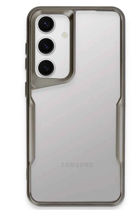uryport Samsung Galaxy A56 Kılıf Boyi Silikon Kapak - Titan Gri