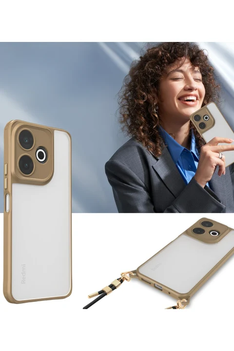 uryport Xiaomi Redmi 13 4G Kılıf Penta Silikon Kılıf - Titan Gri