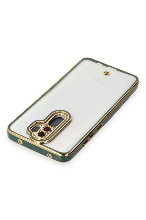 uryport Xiaomi Redmi Note 8 Pro Kılıf Liva Lens Silikon - Yeşil
