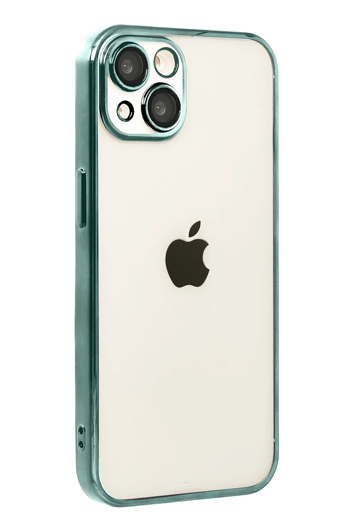 uryport Apple iPhone 15 Razer Lensli Silikon - Yeşil