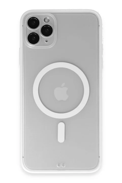 uryport Apple iPhone 11 Pro Kılıf Grand Magneticsafe Kapak - Beyaz