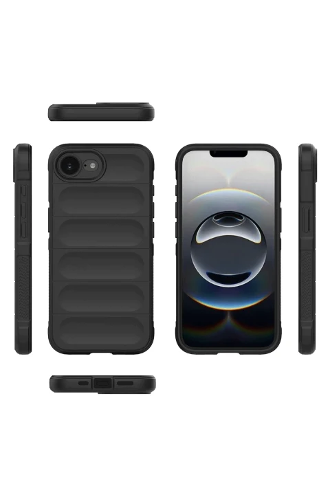 uryport Apple iPhone 16E Kılıf Optimum Silikon - Sky Blue