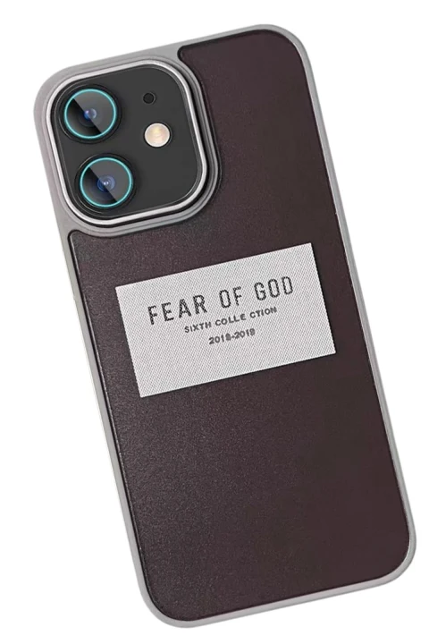 Movenchy Apple iPhone 11 Terra Desenli Kapak - Gri - 2