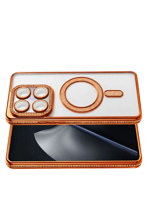 uryport Xiaomi Mi 15T Pro Joke Simli Magneticsafe Kılıf - Turuncu