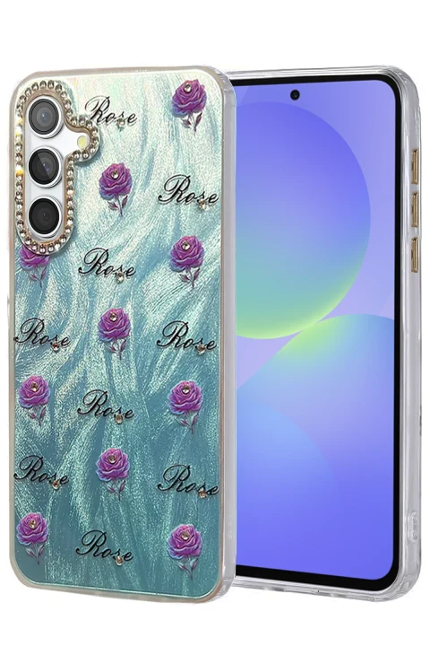 uryport Samsung Galaxy A36 Kılıf Blade Aynalı Desenli Kapak - Desen 9