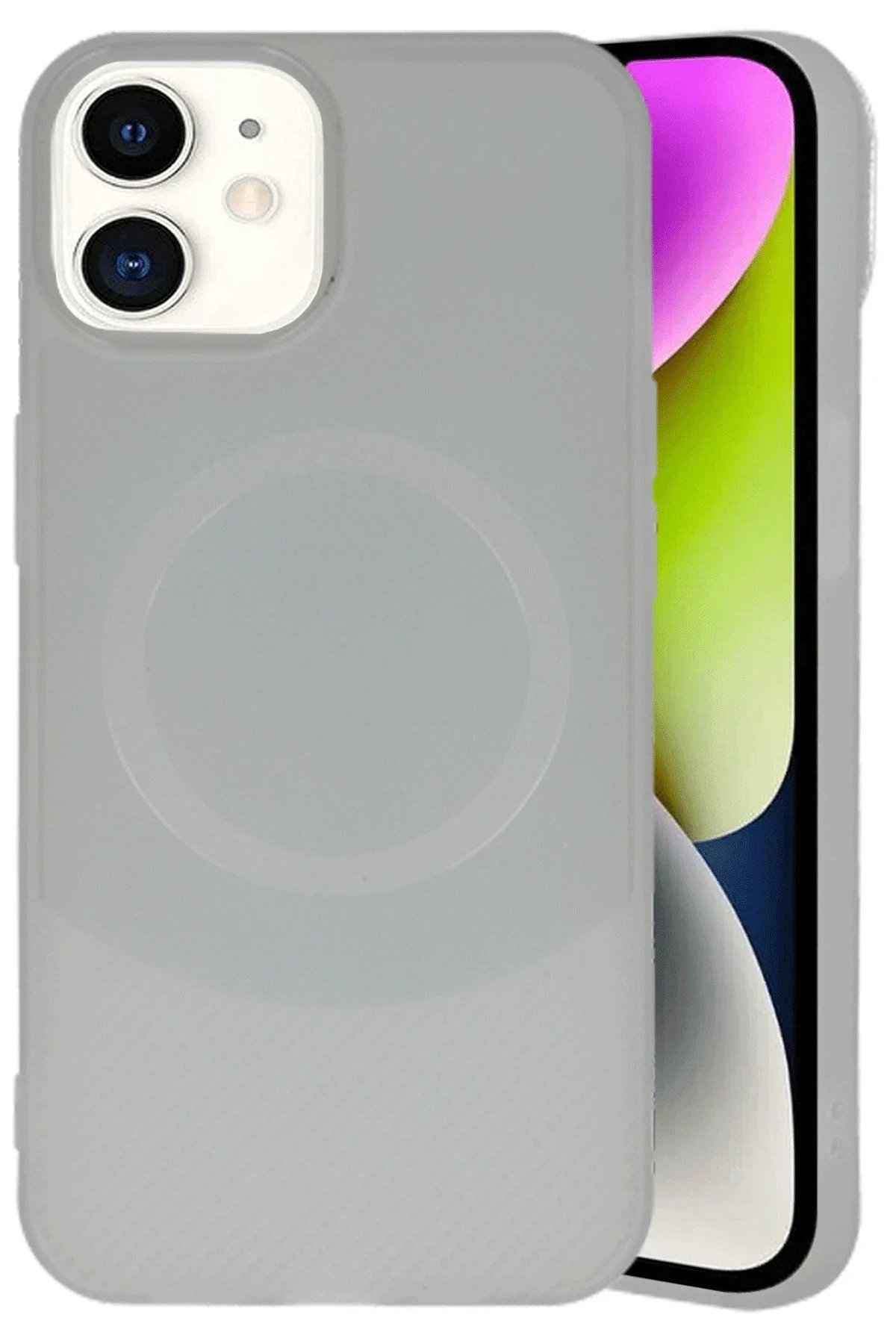 uryport Apple iPhone 11 Kılıf Maya Karbon Kapak - Gri