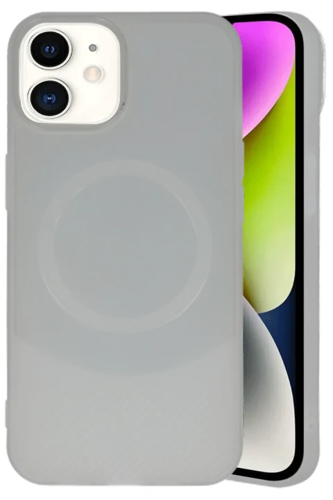 uryport Apple iPhone 11 Kılıf Maya Karbon Kapak - Gri