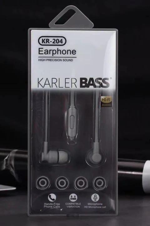 Karler Bass KR-204 Kablolu Kulaklık - Siyah