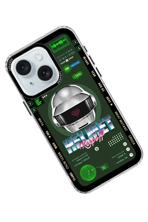 Keep Off Apple iPhone 15 Parallel Space Time Magsafe Kapak - Metal Confession