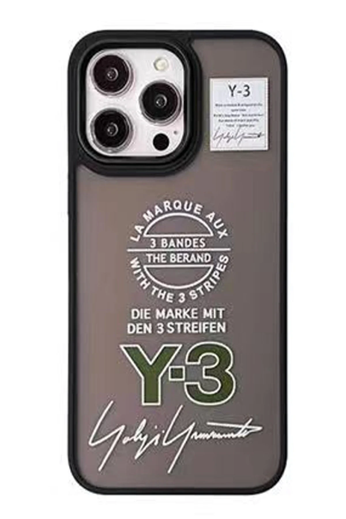 Movenchy Apple iPhone 14 Pro Terra Desenli Kapak - Siyah - 1