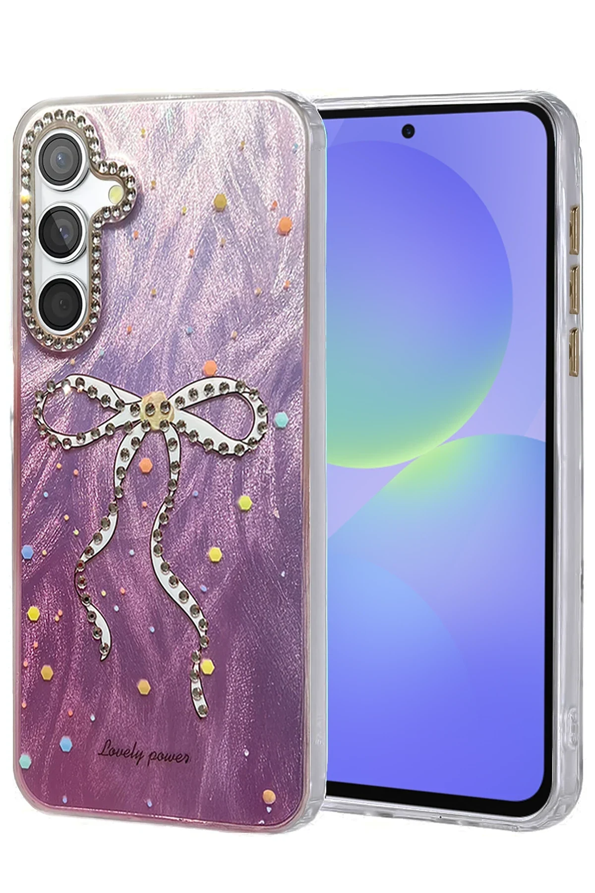 uryport Samsung Galaxy A36 Kılıf Blade Aynalı Desenli Kapak - Desen 1