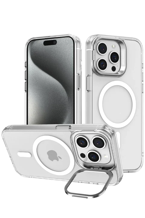 Joko Apple iPhone 14 Pro Max Armor Magsafe Kapak - Şeffaf