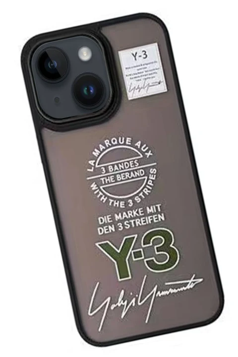 Movenchy Apple iPhone 14 Terra Desenli Kapak - Siyah - 1