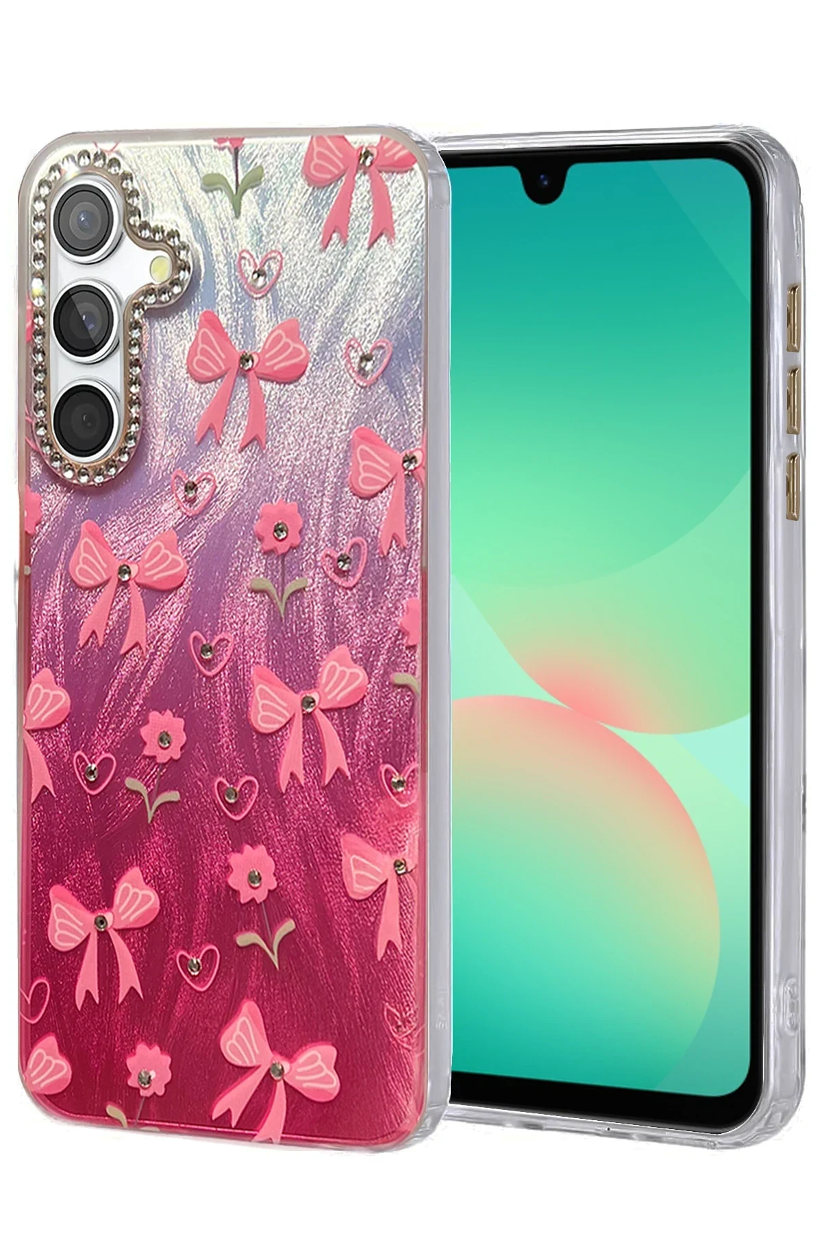 uryport Samsung Galaxy A26 Kılıf Blade Aynalı Desenli Kapak - Desen 3