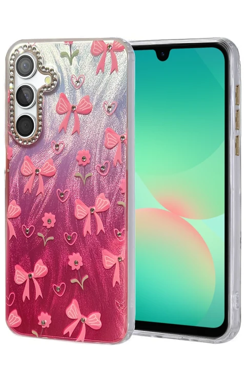 uryport Samsung Galaxy A26 Kılıf Blade Aynalı Desenli Kapak - Desen 3