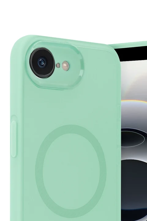 uryport Apple iPhone 16E Kılıf Maya Karbon Kapak - Koyu Yeşil