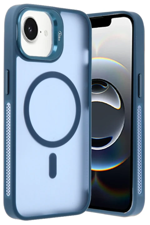 Joko Apple iPhone 16E Flet Lens Magsafe Kapak - Lacivert