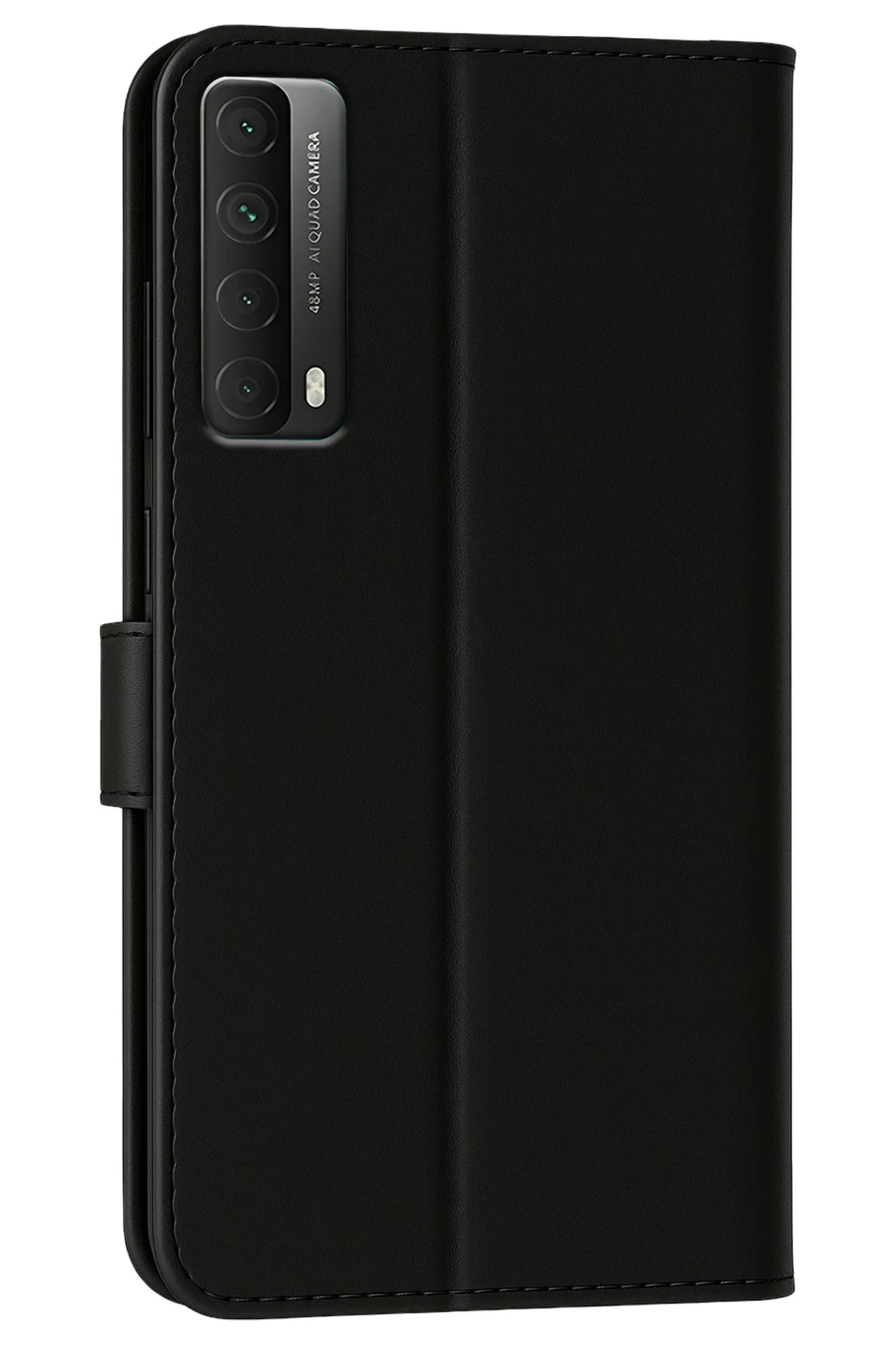 uryport Huawei P Smart 2021 Kılıf Trend S Plus Kapaklı Kılıf - Siyah
