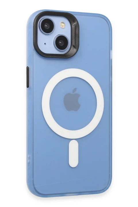 Joko Apple iPhone 14 Kılıf Mateks Magsafe Kapak - Sierra Blue