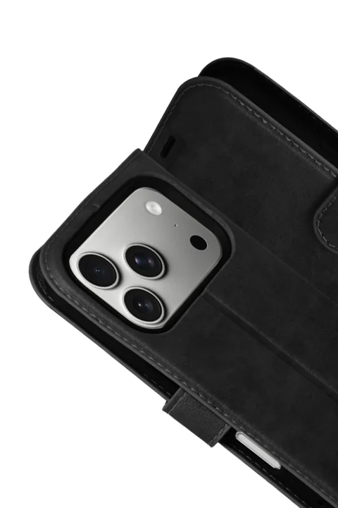 uryport Apple iPhone 17 Pro Max Trend S Plus Kapaklı Kılıf - Siyah