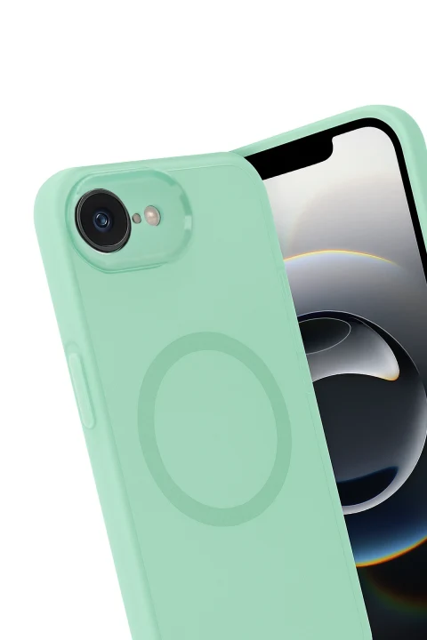 uryport Apple iPhone 16E Kılıf Maya Karbon Kapak - Koyu Yeşil
