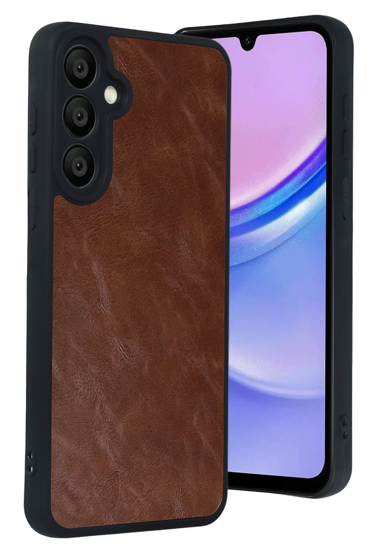 uryport Samsung Galaxy A57 5G Aras Deri Kapak - Taba