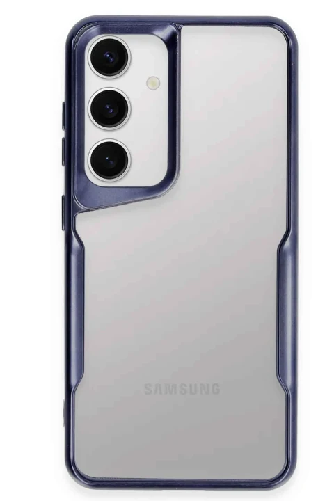 uryport Samsung Galaxy A16 5G Kılıf Boyi Silikon Kapak - Lacivert