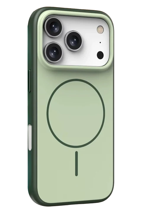 Joko Apple iPhone 17 Pro/18 Pro Neva Magsafe Kapak - Koyu Yeşil