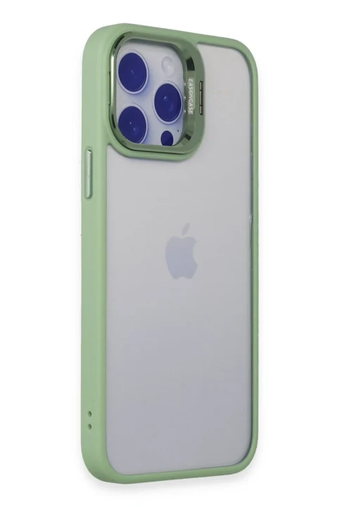 Joko Apple iPhone 13 Pro Max Kılıf Roblox Lens Standlı Kapak - Yeşil