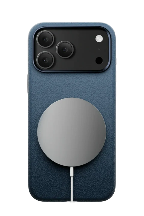 Joko Apple iPhone 17 Pro Max/18 Pro Max Wonder Deri Magsafe Kapak - Lacivert