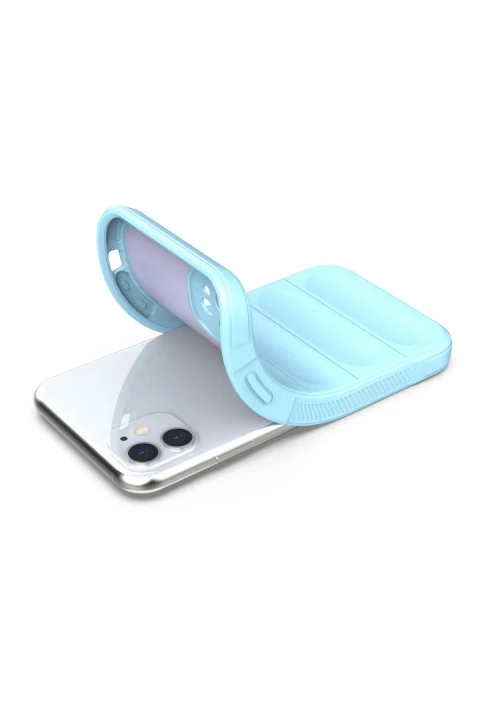uryport Apple iPhone 11 Kılıf Optimum Silikon - Sky Blue