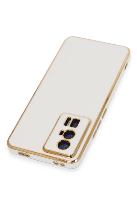 uryport Xiaomi Poco F5 Pro Kılıf Volet Silikon - Beyaz