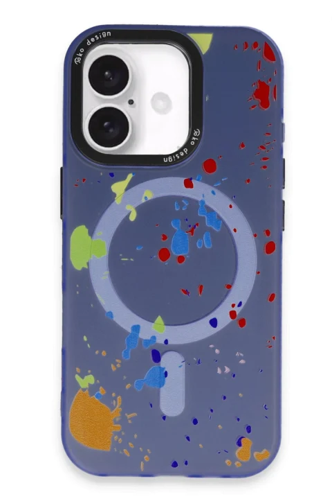 Joko Apple iPhone 16 Colorful Magsafe Kapak - Sierra Blue
