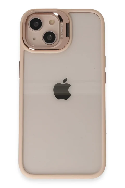 Joko Apple iPhone 15 Kılıf Roblox Lens Standlı Kapak - Pudra
