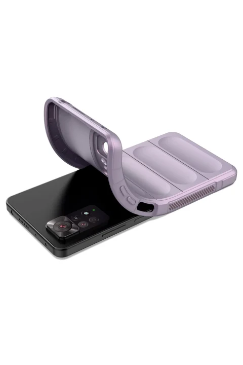 uryport Xiaomi Redmi Note 11 Pro Kılıf Optimum Silikon - Mor