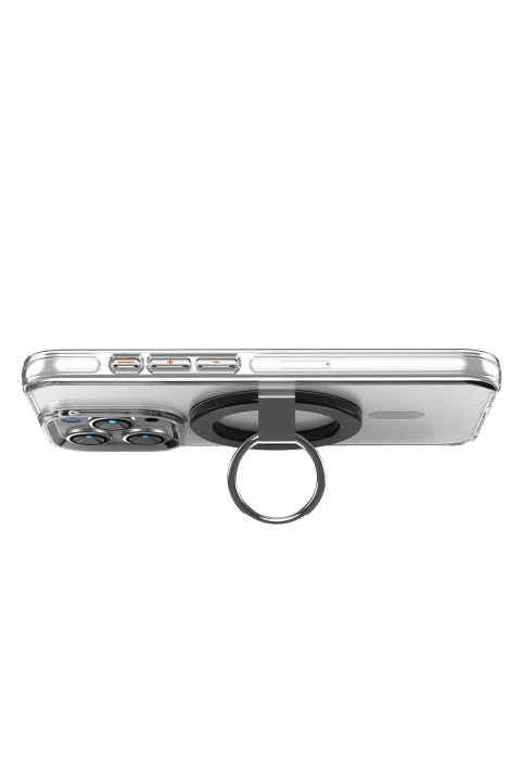 Joko Apple iPhone 15 Pro Kılıf Crystal Magsafe Kapak - Siyah
