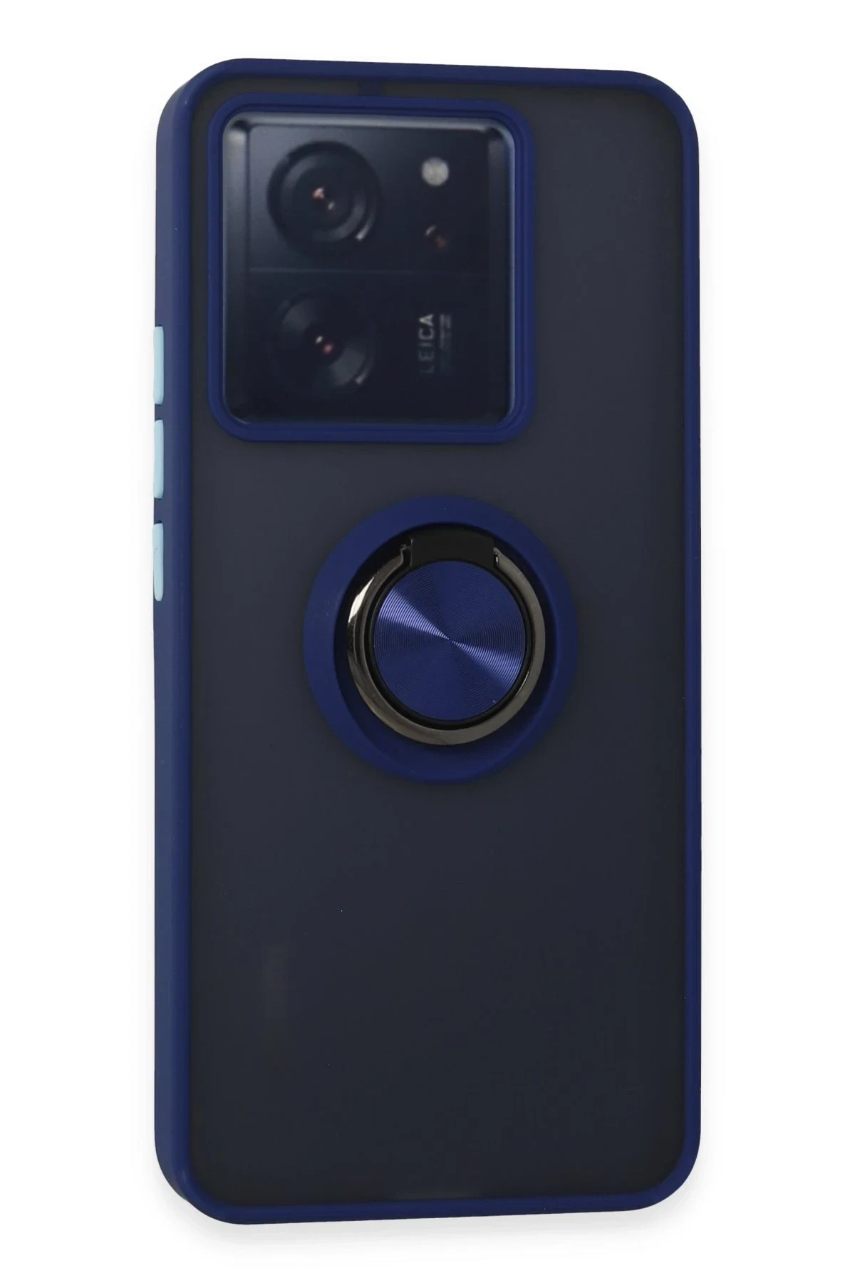 uryport Xiaomi Mi 13T Kılıf Montreal Yüzüklü Silikon Kapak - Lacivert