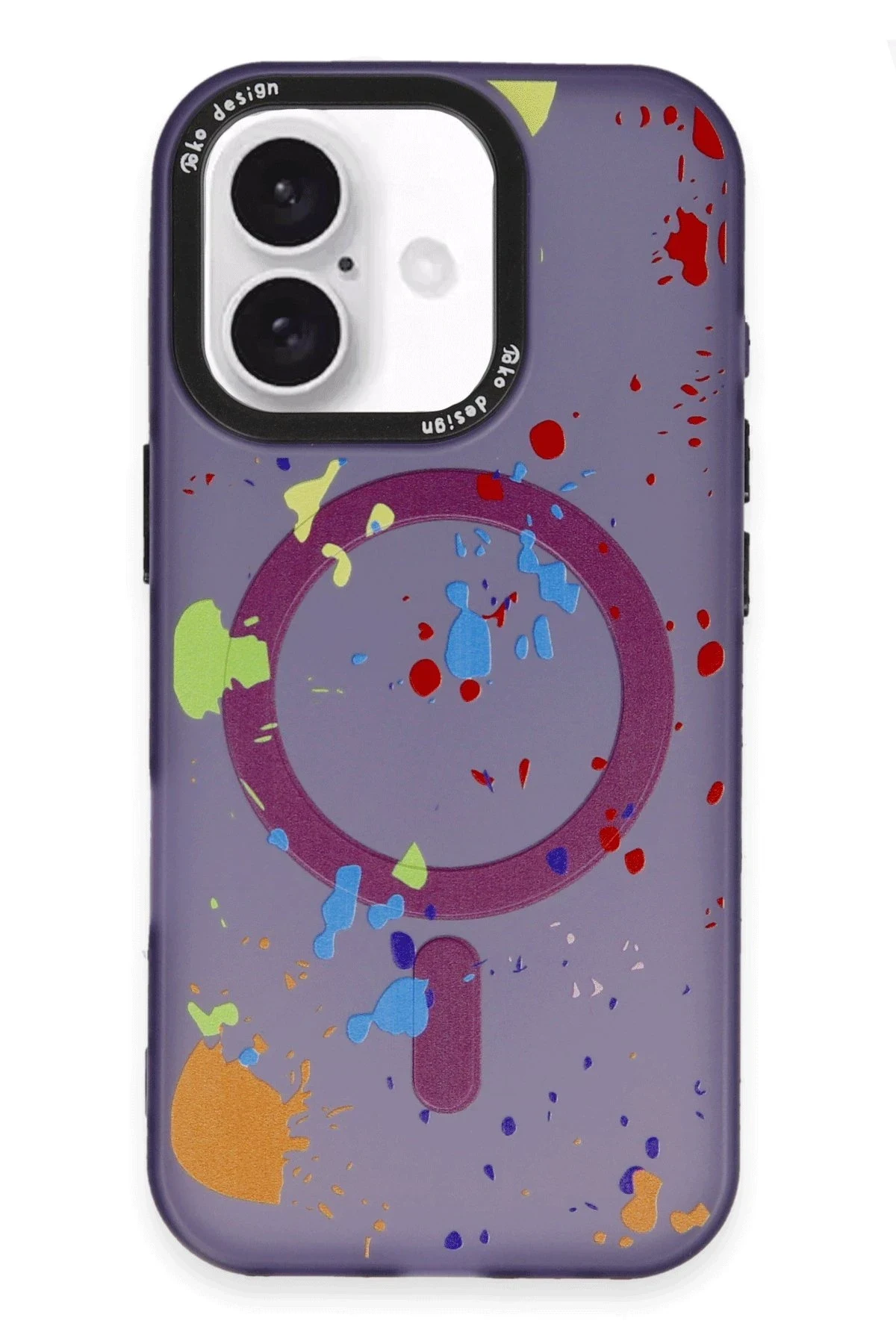 Joko Apple iPhone 16 Colorful Magsafe Kapak - Derin Mor