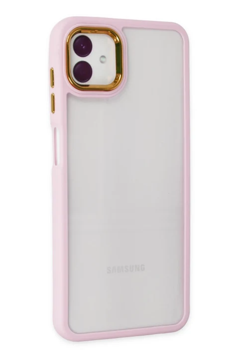 uryport Samsung Galaxy A04 Kılıf Dora Kapak - Pudra