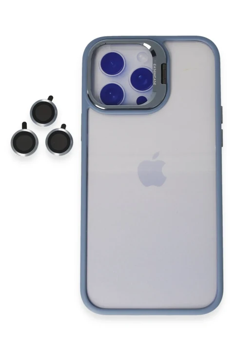 Joko Apple iPhone 14 Pro Max Kılıf Roblox Lens Standlı Kapak - Sierra Blue