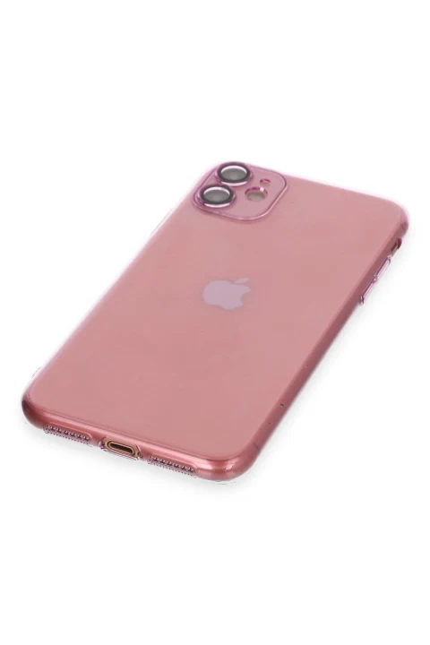 uryport Apple iPhone 11 Kılıf Armada Lensli Kapak - Rose Gold